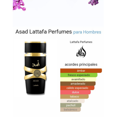 Perfume Arabe Asad Negro 100 ml