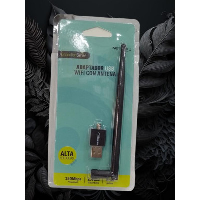 adaptador usb wifi con antena