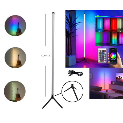 lampara pie esquinero rgb led 83019