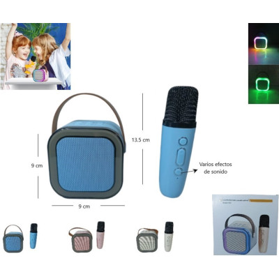 Parlante Portatil con Microfono k-12