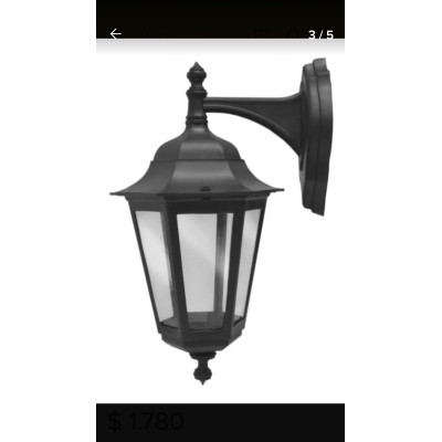 Farol colonial de 6 caras pvc