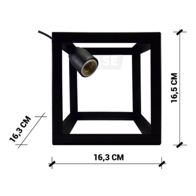 Colgante cubonde 1 luz