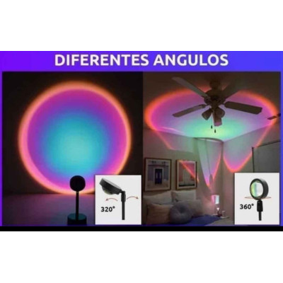 Lampara sunset led usb