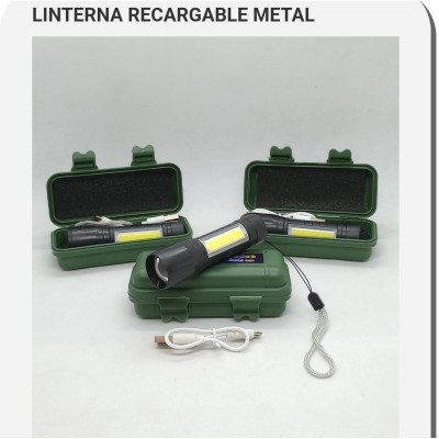 Linterna recargable usb...