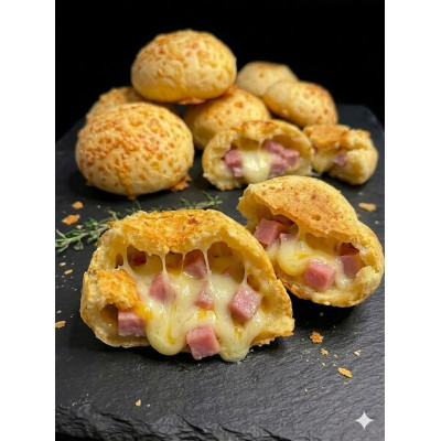 Chipa Rellena de Jamón y Queso