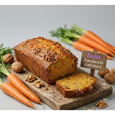 Budín de Zanahoria con Nuez...