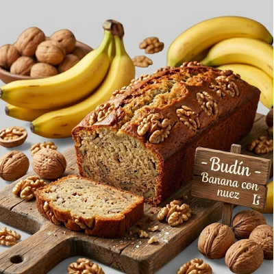 Budín de Banana con Nuez (1...