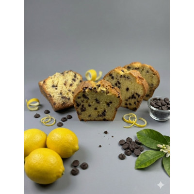 Budin de limon en porciones