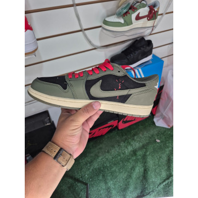 Air Jordan 1 Low x Travis Scott 'Dark green'