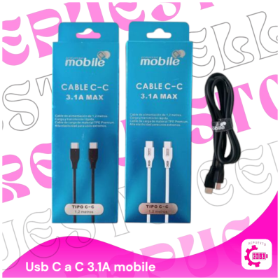 Cable Usb C a C Mobile