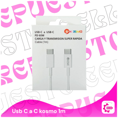 Cable Usb C a C Kosmo