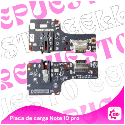 Placa de Carga Note 10 pro