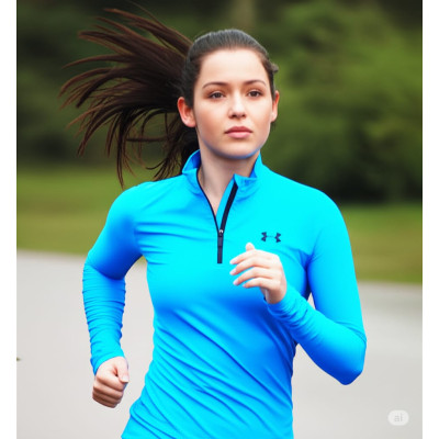 BUZO LYCRA TURQUESA