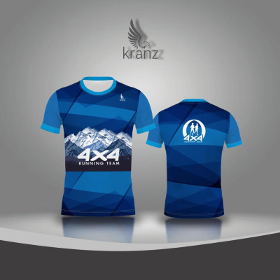 REMERA RUNNING BLUE