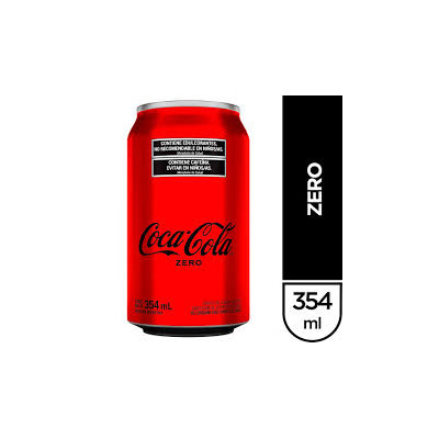 COCA COLA LATA ZERO 354ML