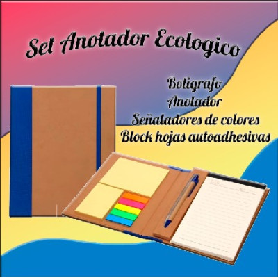 Set Anotador Ecologico