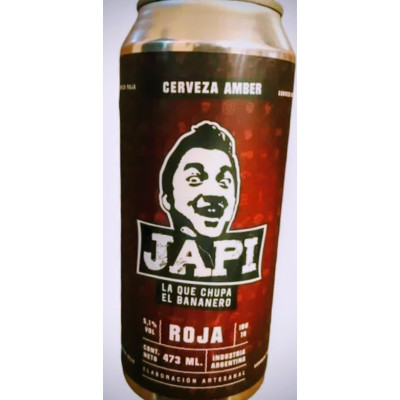 Cerveza Japi Premium Porter Roja El Bananero