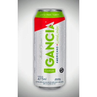 Gancia Lima Limon - Lata 473 Cc