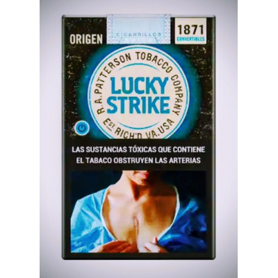 Lucky Strike Cigarrillos Origen Convertible Común 20