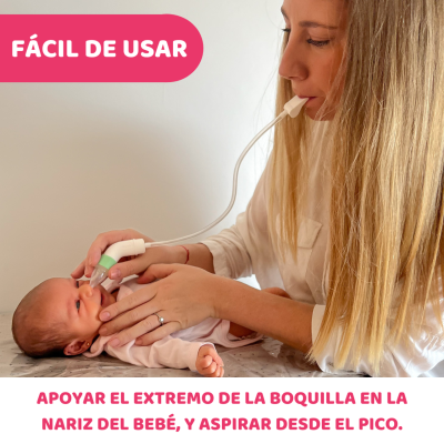 ASPIRADOR NASAL PRACTICO Y DELICADO MARCA CHICCO  0M+
