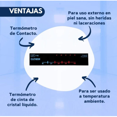 TERMOMETRO DE CONTACTO FRENTE EXATHERM