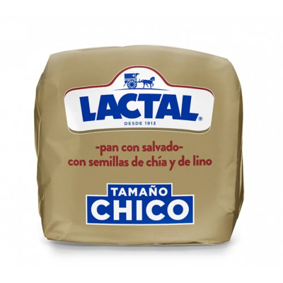 Pan Salvado Con Semillas De Chia Y De Lino Lactal 330 Gr