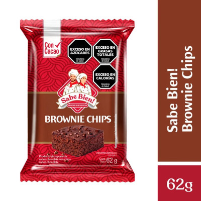 Caja Brownie Chips X12 Sabe Bien