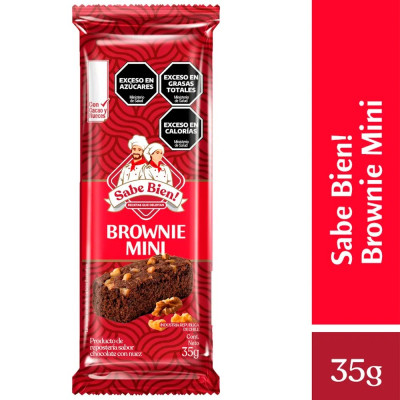 Caja Brownie Mini x12 Sabe Bien