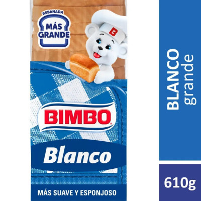 Pan Blanco 610 Gr Bimbo