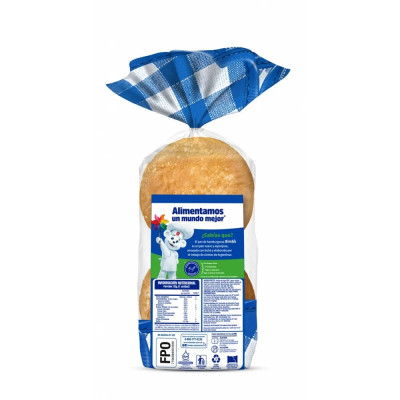 Pan Para Hamburguesa Con Sésamo Bimbo 4 U