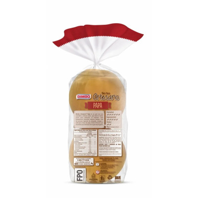 Pan De Papa De Hamburguesa Artesano 4 Un