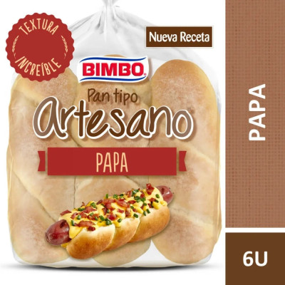 Pan Para Pancho De Papa Artesano Bimbo 240g