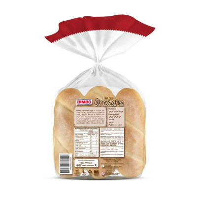 Pan Para Pancho De Papa Artesano Bimbo 240g