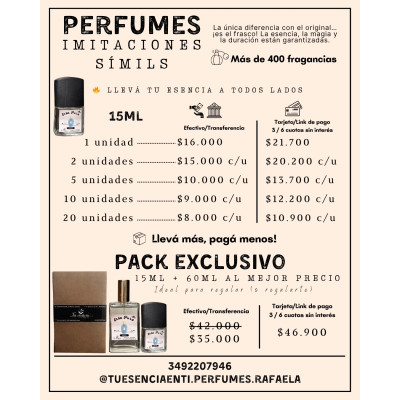Llevá más, pagá menos! 15ml