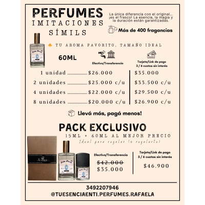 Llevá más, pagá menos! 60ml