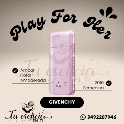 PLAY FOR HER - Givenchy 60ml