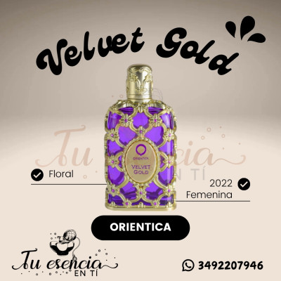 VELVET GOLD - Orientica 60ml