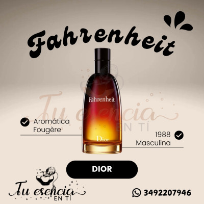 FAHRENHEIT - Dior 15ml