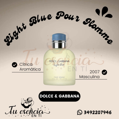 LIGHT BLUE POUR HOMME -...