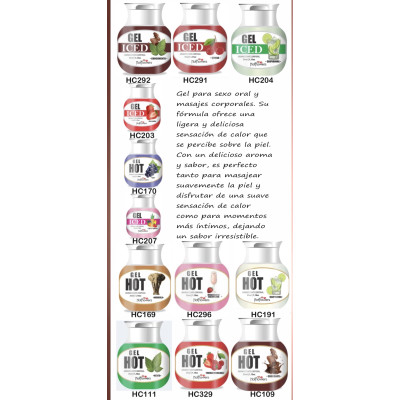 Gel íntimo comestible