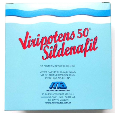 VIRIPOTENS 50MG X 30 COMP
